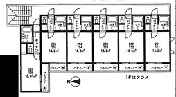 シャルマン駒沢 ワンルームの間取図画像