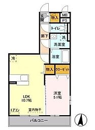 間取図画像 1LDK