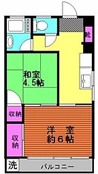 コーポアルト 2Kの間取図画像