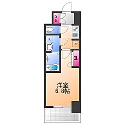 堺市西区浜寺石津町西1丁マンション 1Kの間取図画像