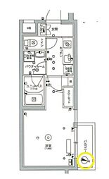 SKYCOURT板橋本町2 1Kの間取図画像
