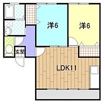 静岡県富士市比奈1295-16（賃貸アパート2LDK・1階・52.03㎡） その2