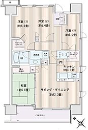 エスティメゾン豊洲レジデンスB棟 4LDKの間取図画像