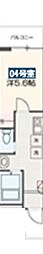 MELLAS相模原 1Kの間取図画像