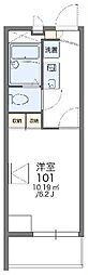レオパレスアネモス 1Kの間取図画像