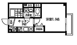ソルビオス椎名町 1Kの間取図画像
