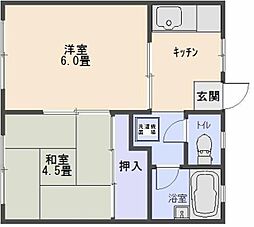 ドリームハイツ 2Kの間取図画像