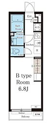 リブリ・たまプラーザ 1Kの間取図画像