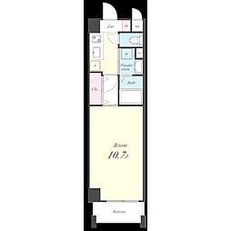 Laverger 1Kの間取図画像