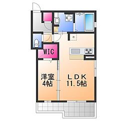 ロイズパレス 1LDKの間取図画像