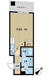 ミスズコート門前仲町 1Kの間取図画像