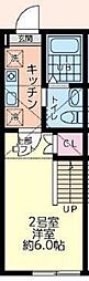 間取図画像 1K