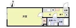 (仮称)狭山ヶ丘新築アパート 1Kの間取図画像