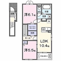 JR横浜線 橋本駅 バス24分 中の郷下車 徒歩5分 2階/-