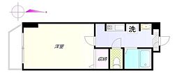 エテルノ経堂 1Kの間取図画像