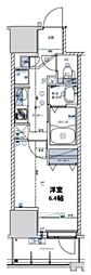 Rising Place Kameido 2階1Kの間取り