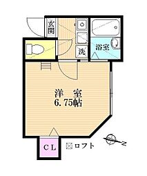 ロッシェル北里II号棟 1階