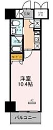 フェニックスレジデンス堺東 1Kの間取図画像