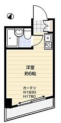 エトワール目白台 ワンルームの間取図画像