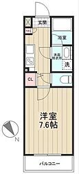 京急空港線 穴守稲荷駅 徒歩4分の賃貸マンション 4階1Kの間取り