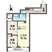 グレイス　レジデンス 00203 ｜ 東京都足立区伊興１丁目18-25（賃貸マンション2LDK・2階・66.10㎡） その2