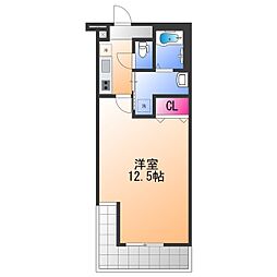 ピコットヴィレッジ 1Kの間取図画像