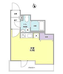 メゾンドール鷺沼 ワンルームの間取図画像