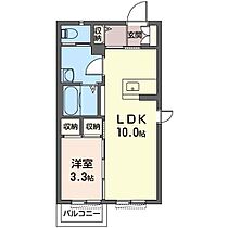 エクラージュ　Ｂ 00201 ｜ 茨城県ひたちなか市稲田１丁目2-9（賃貸アパート1LDK・2階・34.02㎡） その2