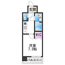 大阪市阿倍野区天王寺町北2丁目マンション 1Kの間取図画像