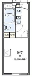 レオパレス桜花 1Kの間取図画像