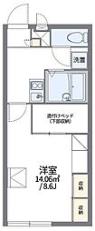 レオパレスムカイハラ 1Kの間取図画像