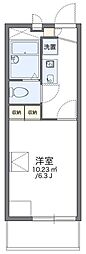 レオパレスサニーコート 1Kの間取図画像