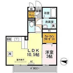 間取図画像 1LDK