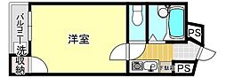 ネクステージ清水 1Kの間取図画像