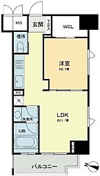 BelleFace本郷弓町 1LDKの間取図画像