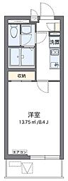モンタニャレドンダ 1Kの間取図画像