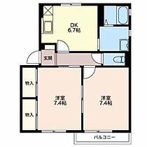 セブンウインズ B101 ｜ 新潟県新潟市西区ときめき西１丁目13-9（賃貸アパート2DK・1階・51.54㎡） その2