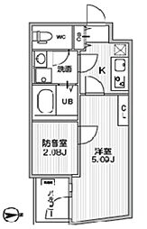 間取図画像 1K