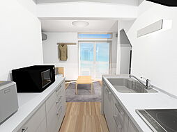 メゾン・ドゥ・イロンデール 102 1階ワンルームのリビング/ダイニング