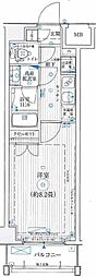 リライア東武練馬 1Kの間取図画像