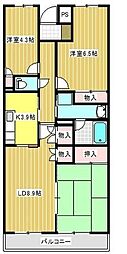 グランフォーレ 3LDKの間取図画像