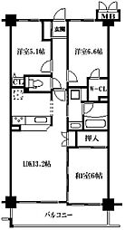 ソフィア志村 3LDKの間取図画像