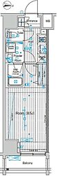ブライズ方南町 1Kの間取図画像