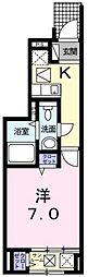 間取図画像 1K