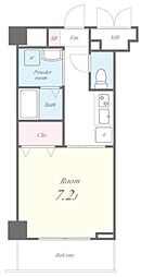 BLUEFOREST 1Kの間取図画像
