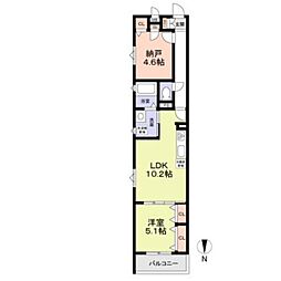 フォレストクリエオーレ枚岡壱番館 1階/103