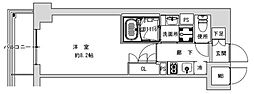 プライマル千石 1Kの間取図画像