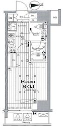 MAKESDesign森下 1Kの間取図画像