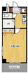 KSJビル 1Kの間取図画像