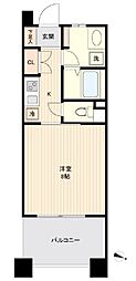 ドゥーエ板橋 1Kの間取図画像
